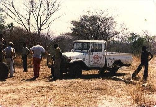 Land Cruiser in distress